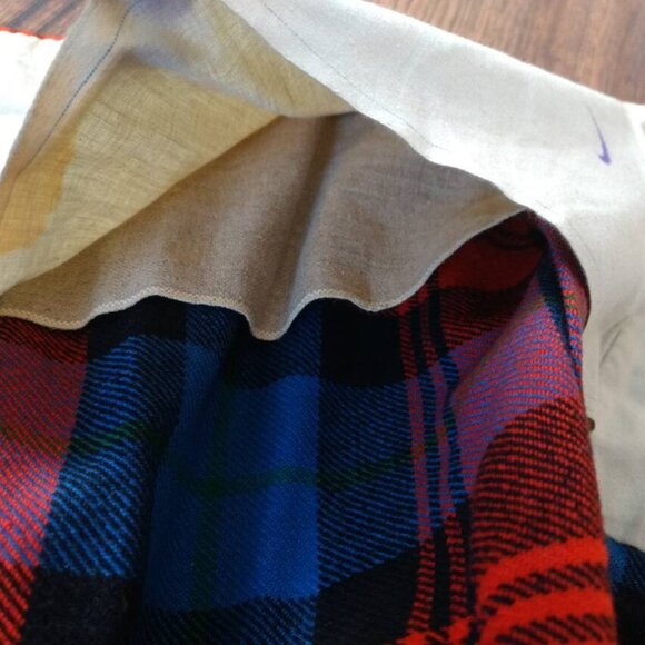 Vintage Wool Red Plaid Kilt 22" Waist by Thos Gordon & Sons Highland - Picture 8 of 10